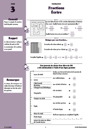 Maths  CM2 numération ~ Cahiers malins