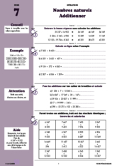 Maths CM2  opérations ~ Cahiers malins