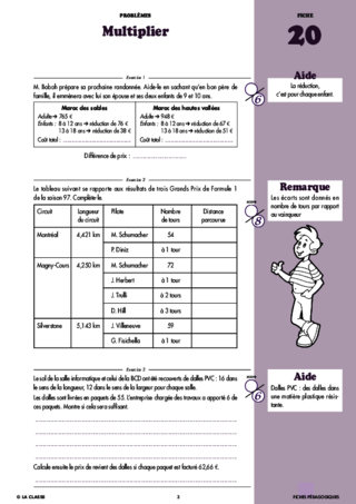 Maths  CM2 problèmes ~ Cahiers malins