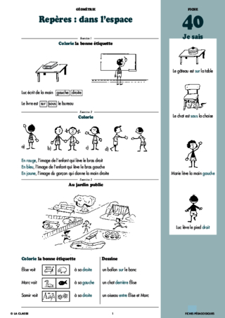 Maths CP géométrie ~ Cahiers malins