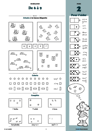 Maths CP numération ~ Cahiers malins