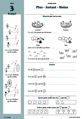 Maths CP numération ~ Cahiers malins