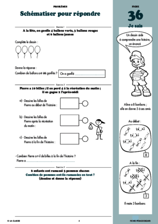 Maths CP problèmes ~ Cahiers malins