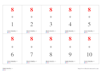 Memory tables d'addition 7 à 10