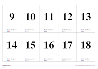 Memory tables d'addition 7 à 10