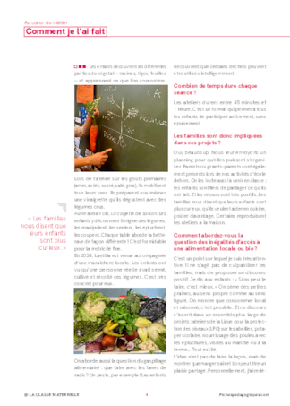 « Mes élèves font l'école comestible »