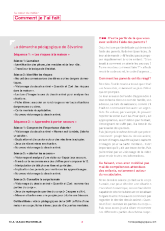 « Mes élèves ont appris à porter secours »