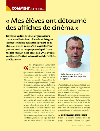 Mes élèves ont détourné des affiches de cinéma