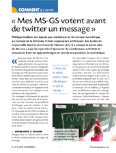 Mes MS-GS votent avant de twitter un message