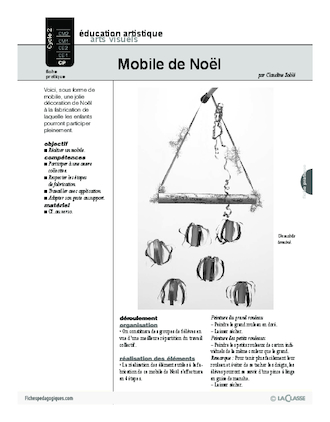 Mobile de Noël