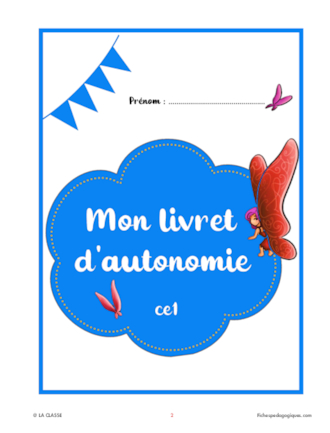 Mon livret d'autonomie