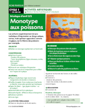 Monotype aux poissons