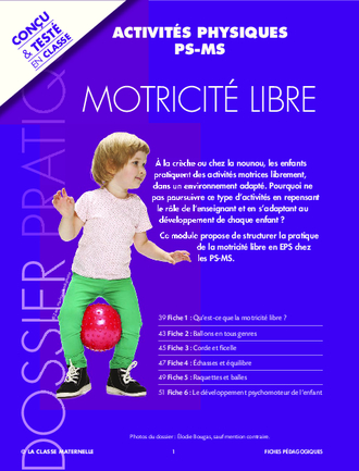 Motricité libre en maternelle