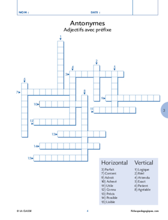 Mots croisés pour apprendre et réviser