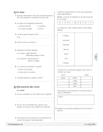 Mots et merveilles (5) / Vassal et suzerain