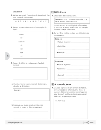 Mots et merveilles (5) / Vassal et suzerain