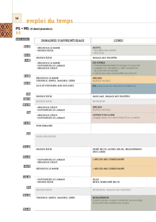 MS - 5 emplois du temps - 2017