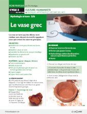 Mythologie et terre 3/6. Le vase grec