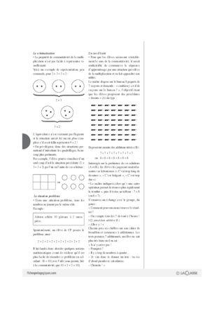 Nombres et calcul au cycle 2 (5) / La table de multiplication de 2