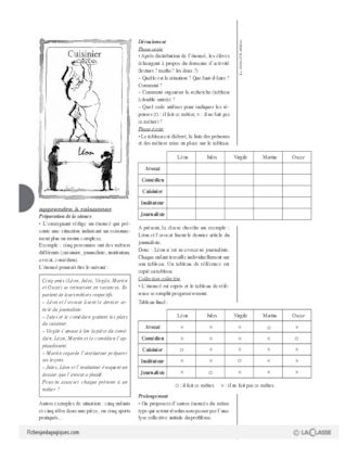 Nombres et calculs (2) / Grands domaines d'activités