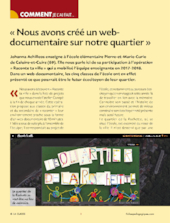 Nous avons créé un webdocumentaire sur notre quartier