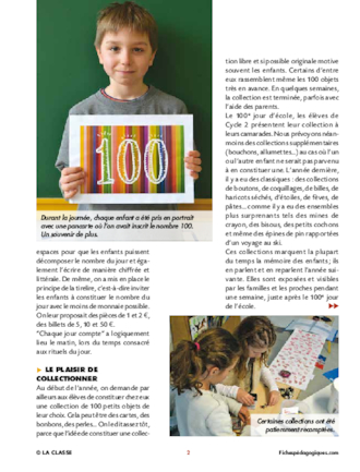 Nous avons organisé une fête des 100