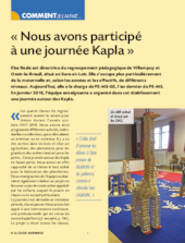 Nous avons participé à une journée Kapla