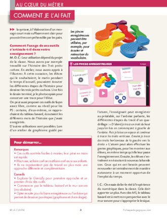 « Nous expérimentons l’apprentissage de l’oral à travers des outils numériques »