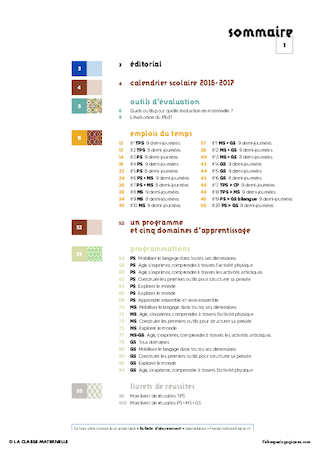 Spécial Nouveau Programme - Cycle 1 - Version numérique intégrale