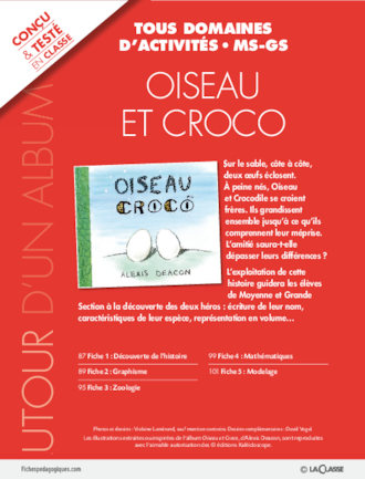 Oiseau et croco