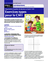 Organisation et gestion de données au Cycle 3 (2)