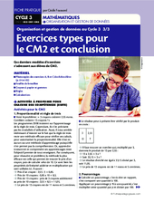 Organisation et gestion de données au Cycle 3 (3)