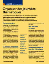 Organiser des journées thématiques