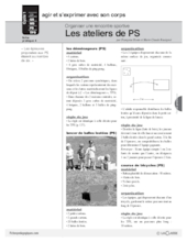 Organiser une rencontre sportive (4) / Ateliers de PS