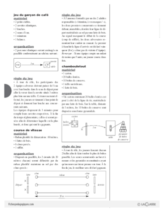 Organiser une rencontre sportive (5) / Ateliers de MS