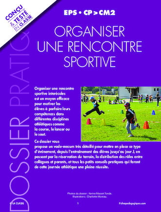 Organiser une rencontre sportive