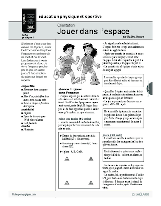 Orientation (1) / Jouer dans l'espace