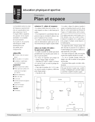 Orientation (2) / Plan et espace