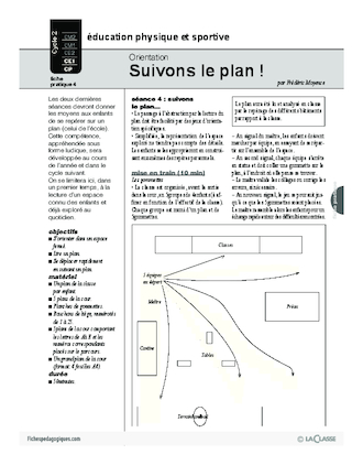 Orientation (4) / Suivons le plan!