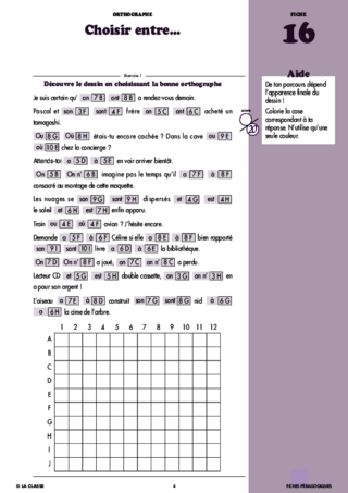 Orthographe - CM2