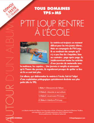 P'tit Loup rentre à l'école