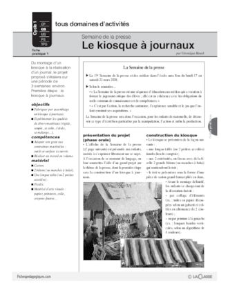 Pack thématique - Semaine de la presse