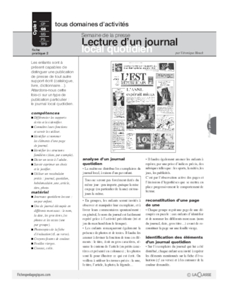 Pack thématique - Semaine de la presse