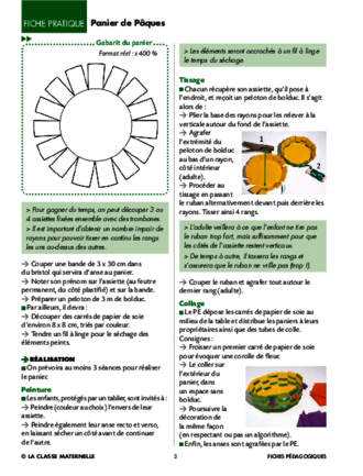 Panier de Pâques à faire soi-même