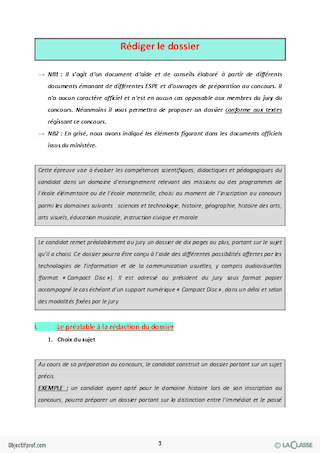 Parcours Oral CRPE - Arts visuels