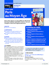 Paris au Moyen Age (Lecture suivie CM1-CM2)