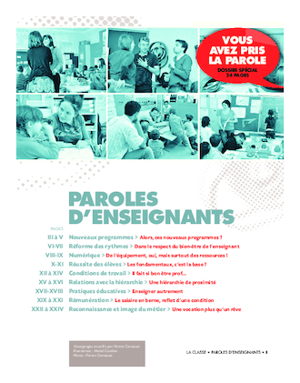 Paroles d'enseignants