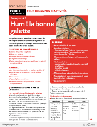 Pas à pas (5) / Hum! La bonne galette