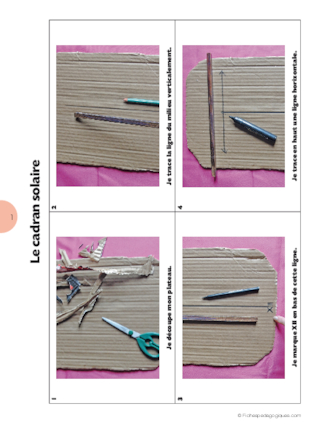 Pas à pas (5) Le cadran solaire