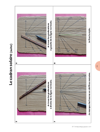 Pas à pas (5) Le cadran solaire